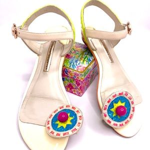 Sophia Webster colorful toe sandals